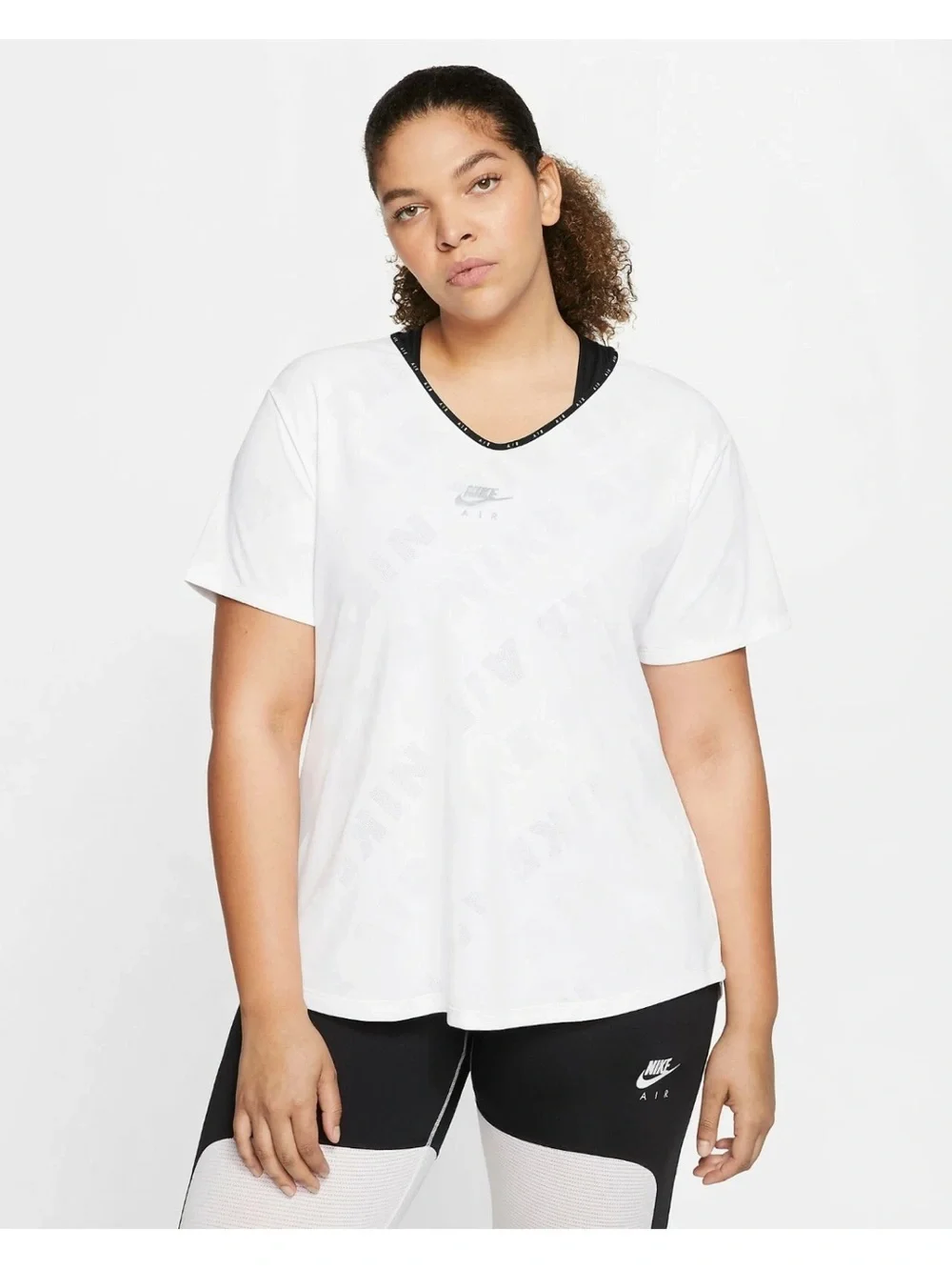 Nike Air Dri-FIT White Open Back Training Top 3X